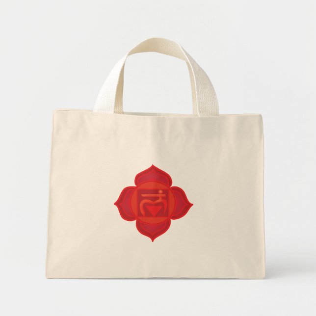 Mini Tote Bag Muladhara chakra Tiny Fourre-tout (Devant)