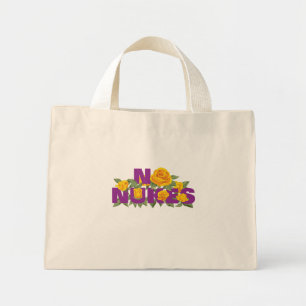 Mini Tote Bag NO NUKES - ROSE de la MISSION officiel Tiny Fourre