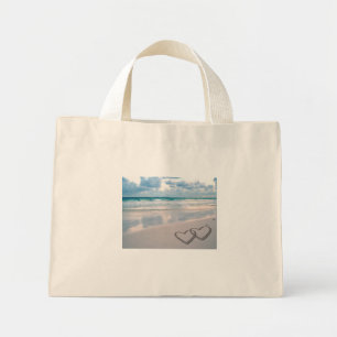 Mini Tote Bag Noms de mariées et de mariées écrits dans le sa