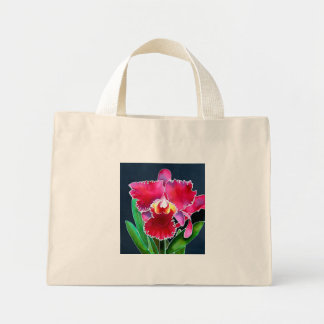Mini Tote Bag Orchidée rose simple