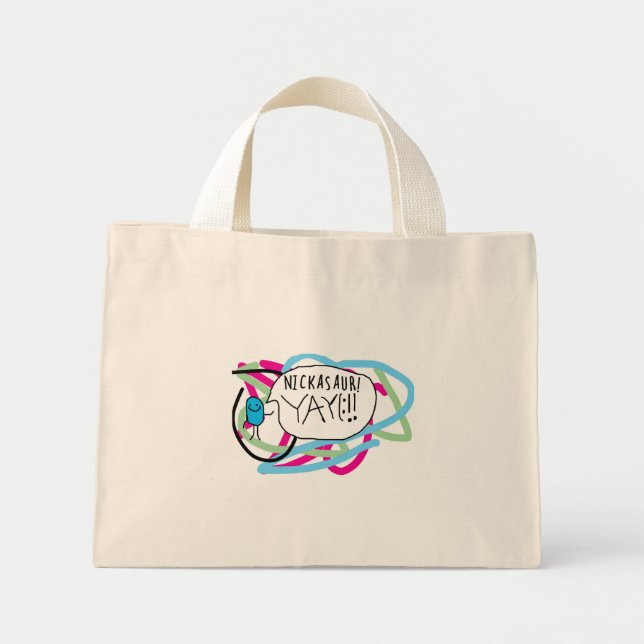 Mini Tote Bag OUI ! Baggiepoo[: (Devant)