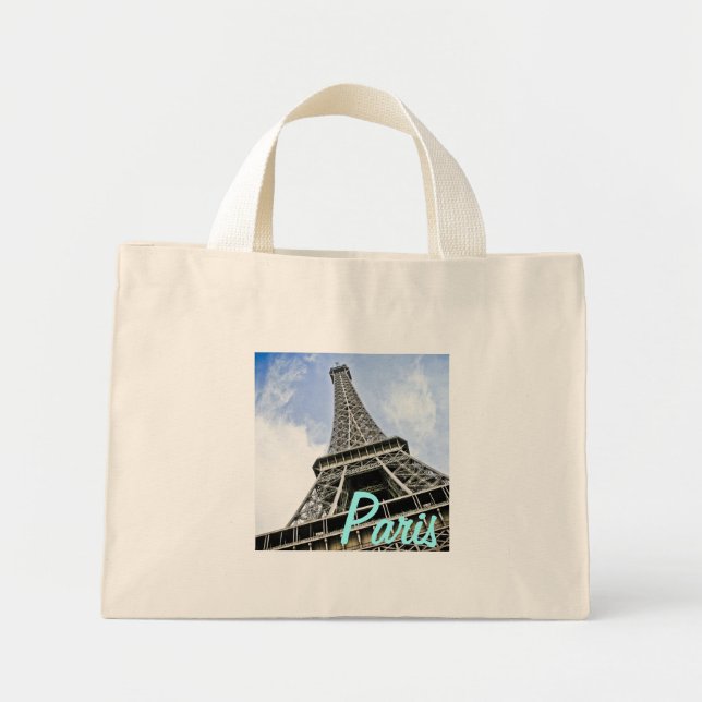 Mini Tote Bag Paris Tour Eiffel Fourre-tout (Devant)