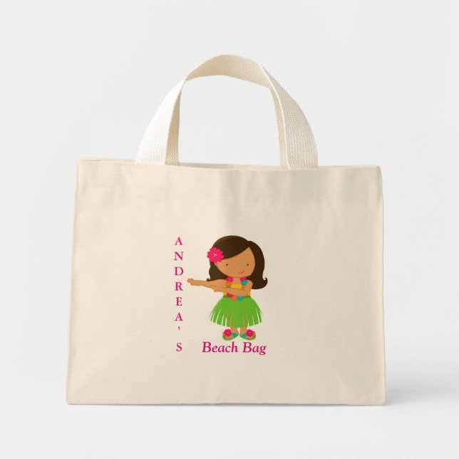 Mini Tote Bag Plage (Devant)