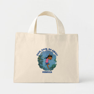 Mini Tote Bag PLUIE PLUIE S'ÉLOIGNER Filles Noires Afro