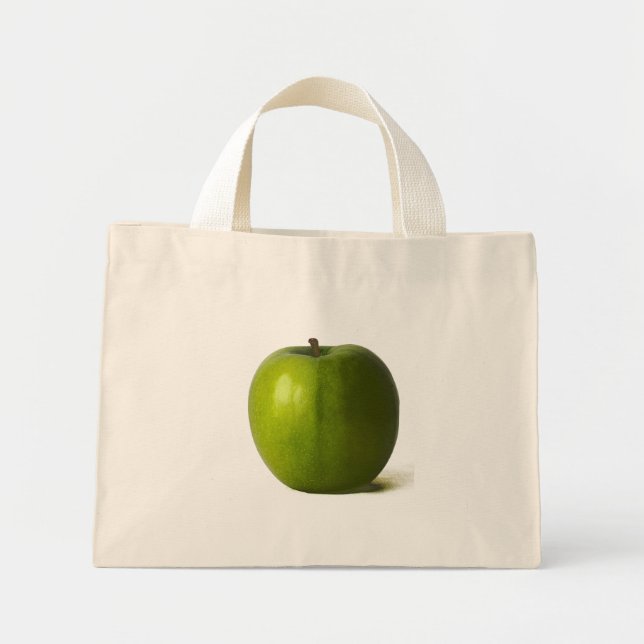 Mini Tote Bag Pomme verte ttcna (Devant)