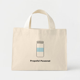 Mini Tote Bag Propofol Propulsé – Humour Drôle d'Anesthésiste