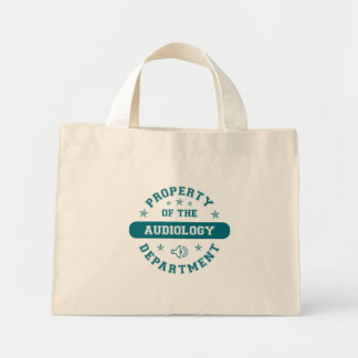 Mini Tote Bag Propriété du Département d'audiologie