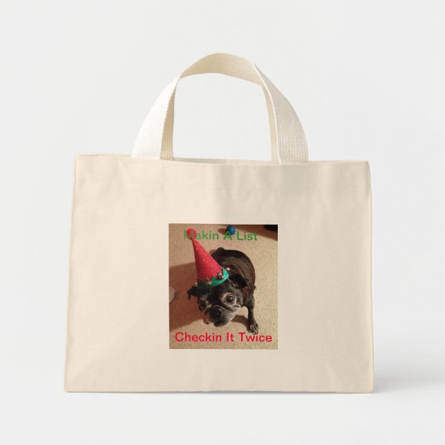 Mini Tote Bag Rassembler une liste (Devant)