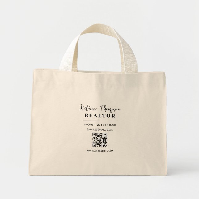 Mini Tote Bag Realtor Real Estate Agent Swag cadeau Swag essenti (Devant)