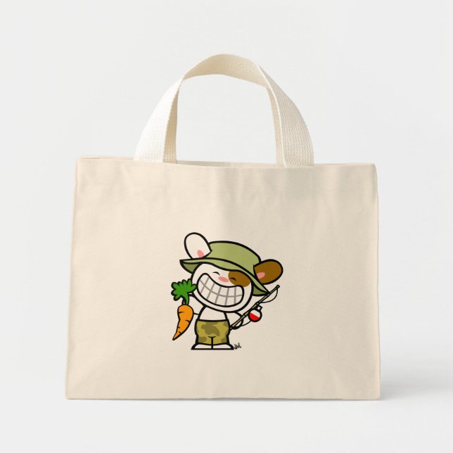 Mini Tote Bag Sacs-lumières Boony "Gone Carrot-ing" (Devant)