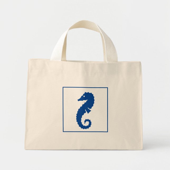 Mini Tote Bag Seahorse Fourre-tout (Devant)