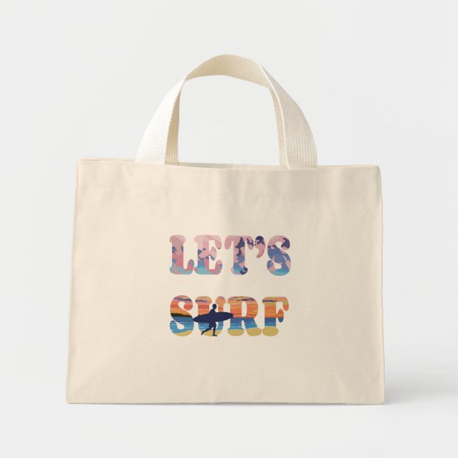 Mini Tote Bag Surf (Devant)