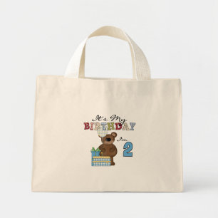 Mini Tote Bag T-shirts et cadeaux pour le 2e anniversaire de Boy