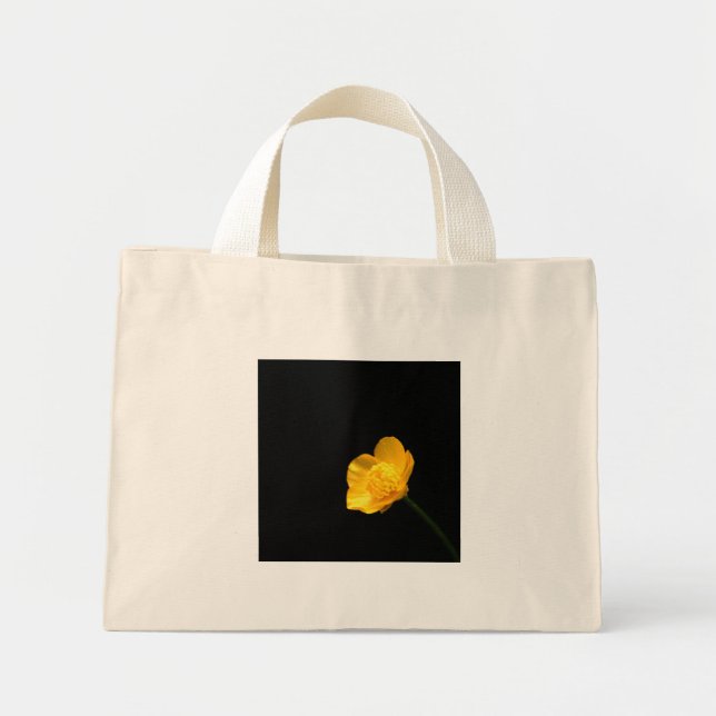 Mini Tote Bag Tcna fleur de tasse à beurre (Devant)