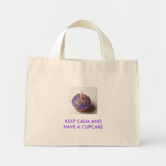 MINI TOTE BAG TINY FOURRE-TOUT GARDE LE CALME ET A UN C...