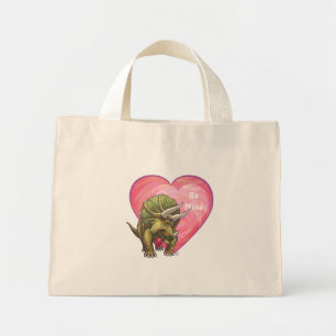 Mini Tote Bag Tricératops Saint Valentin