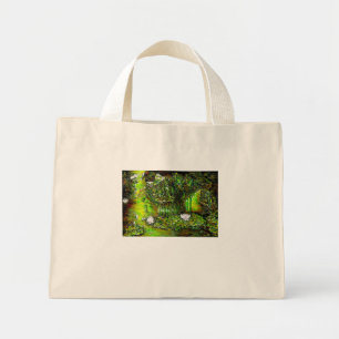 Mini Tote Bag Un étang avec des pensées impures