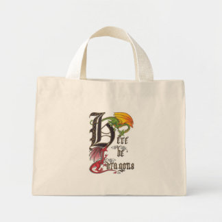 Mini Tote Bag Voici Les Dragons