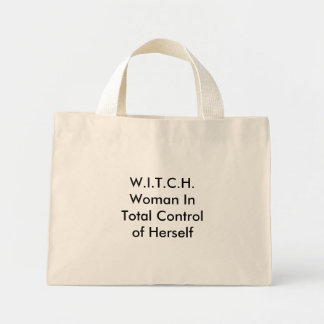 Mini Tote Bag W.I.T.C.H.Femme sous contrôle total
