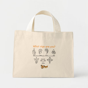 Mini Tote Bag Wizard101 Bag - Quel Signe es-tu ?