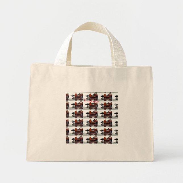 Mini Tote Bag Wood Duck (Devant)