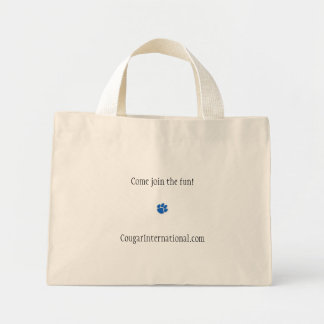 Mini Tote Bag www.CougarInternational.com Cougar/Cub