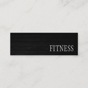 Mini Trendy Creative Wood Fitness Carte de visite sport