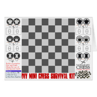 Mini trousse de survie d'échecs de do-it-yourself