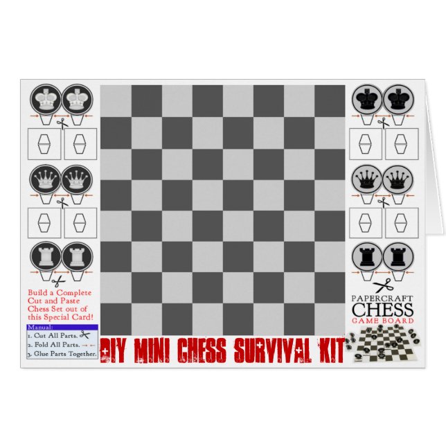 Mini trousse de survie d'échecs de do-it-yourself (Devant horizontal)