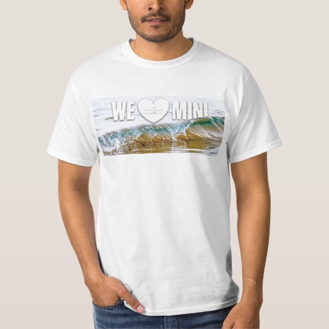 Mini wave love shirt. T-Shirt (Front)