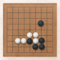 Miniature 9x9 Gob Board with Stones (1)