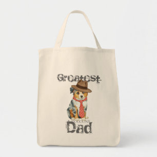 Miniature American Shepherd Dad Tote Bag