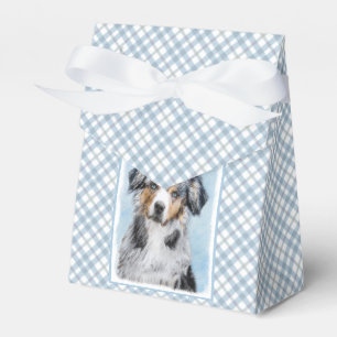 Miniature American Shepherd Painting - Dog Art Favor Box