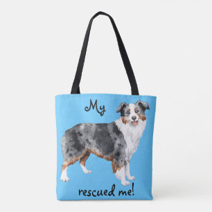 Miniature American Shepherd Rescue Tote Bag