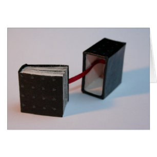 Miniature Artist's Book with its Box Open Card