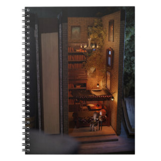Miniature book nook diorama - enemies to lovers