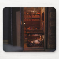 Miniature book nook diorama - reading in bed