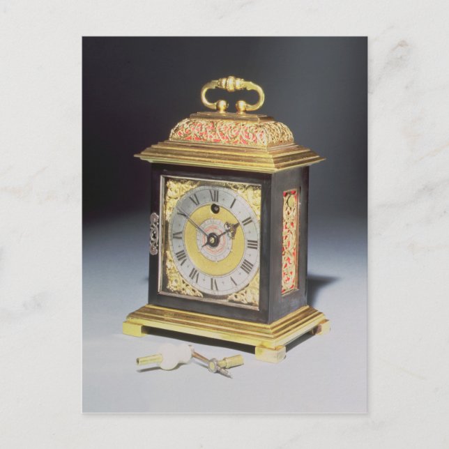 Miniature bracket clock postcard (Front)