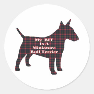 Miniature Bull Terrier BFF Sticker