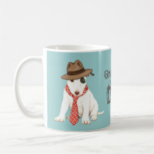 Miniature Bull Terrier Dad Coffee Mug