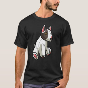 Miniature Bull Terrier Dog Stuffed Animal T-Shirt