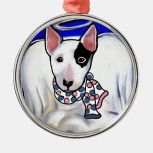 Miniature Bull Terrier Metal Ornament