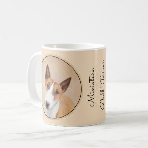 Miniature Bull Terrier Painting - Cute Original Do Coffee Mug