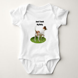 Miniature Fox Terrier Alert, Baby Bodysuit
