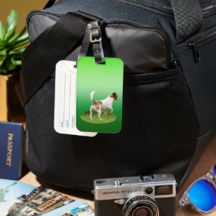 Miniature Fox Terrier Alert, Luggage Tag