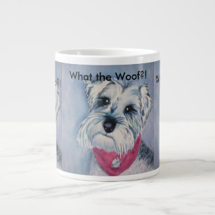 MINIATURE GREY SCHNAUZER LARGE COFFEE MUG