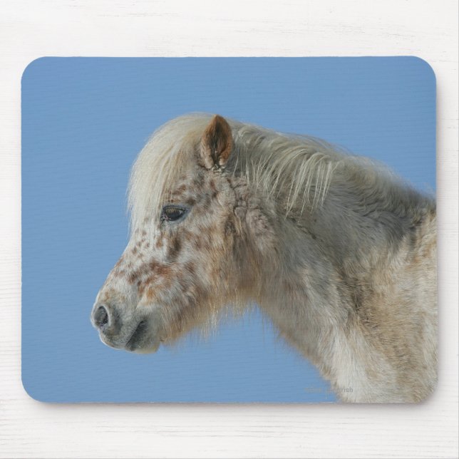 Miniature Horse Headshot Mouse Pad (Front)
