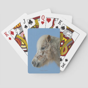 Miniature Horse Headshot Playing Cards