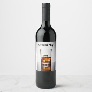 Miniature Magic Liquor Wine Label