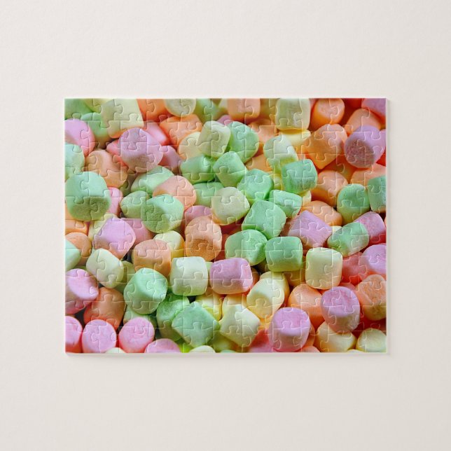 Miniature marshmallows jigsaw puzzle (Horizontal)